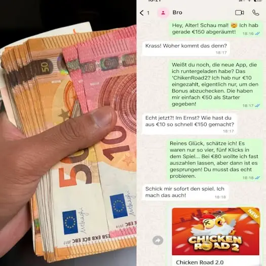 Кадр рекламы Chiken Road New Bonus