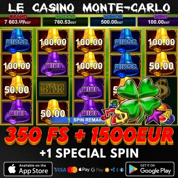 Кадр рекламы Le Casino Monte Carlo