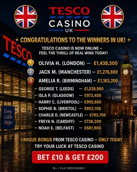 Кадр рекламы Tesco Casino