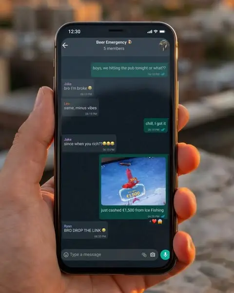 Кадр рекламы Ice Fishing