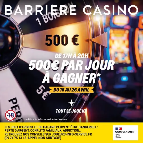 Кадр рекламы Casino Barrière Le Touquet