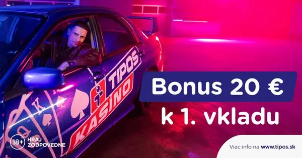 Кадр рекламы TIPOS Kasíno