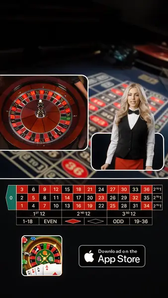 Кадр рекламы Roulette Live - Real Money