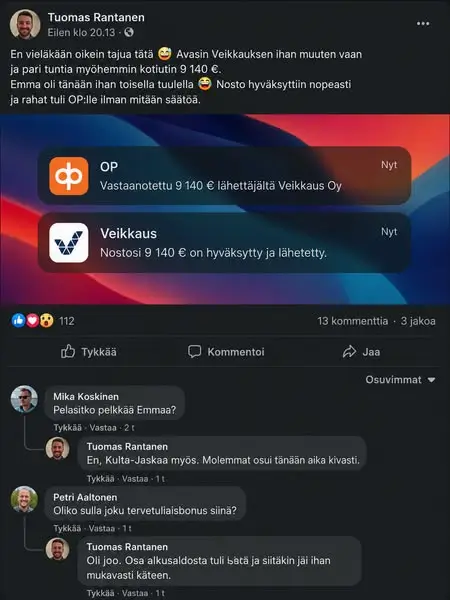 Кадр рекламы Klassiset Slotit