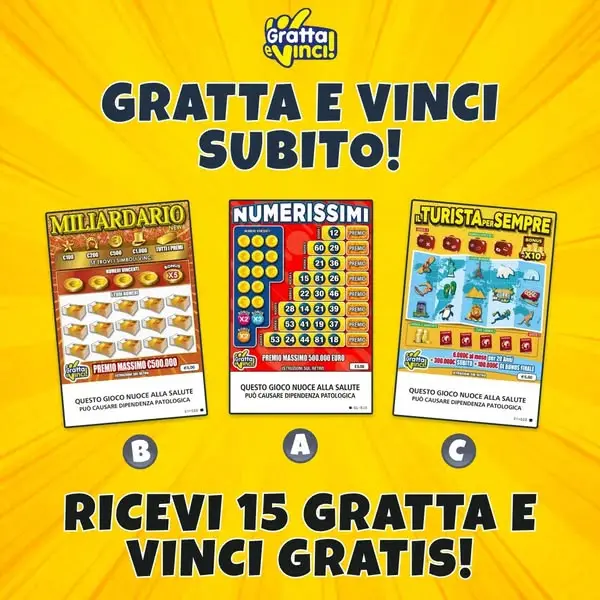 Кадр рекламы Gratta e vinci