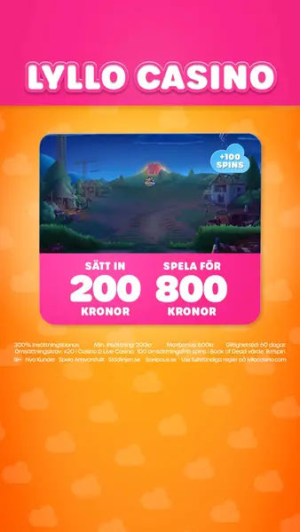 Кадр рекламы Lyllo Casino