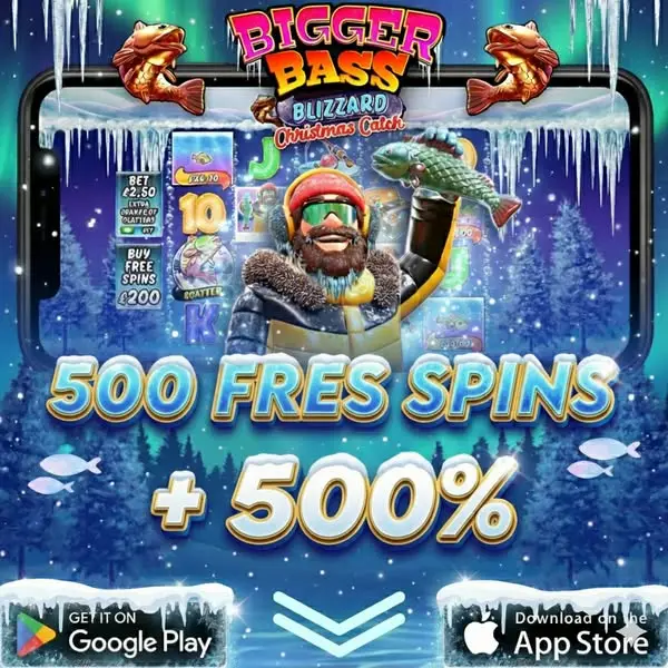 Кадр рекламы Big Bass Bonanza Christmas