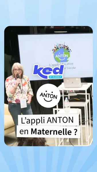 Кадр рекламы ANTON - L’appli gratuite pour l’école