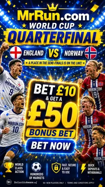 Кадр рекламы MrRun Sports Get a 50 Bonus Bet