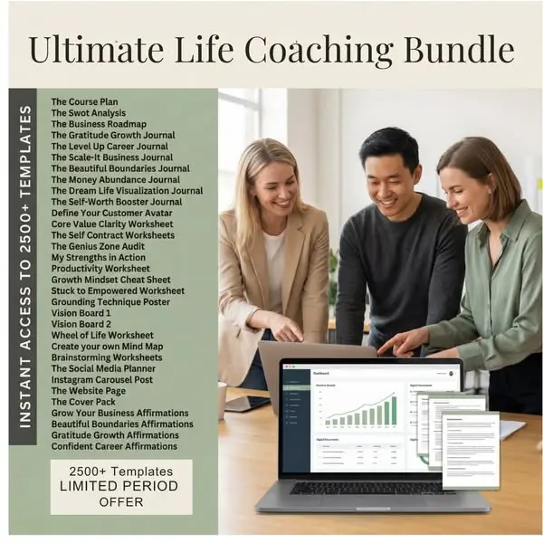 Кадр рекламы Life Coaching Kit Pro