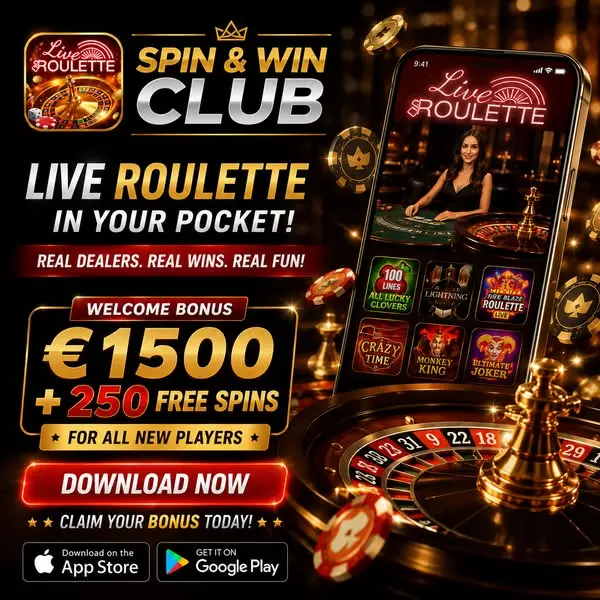 Кадр рекламы Spin & Win Club