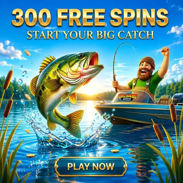 Кадр рекламы Big Bass Slot