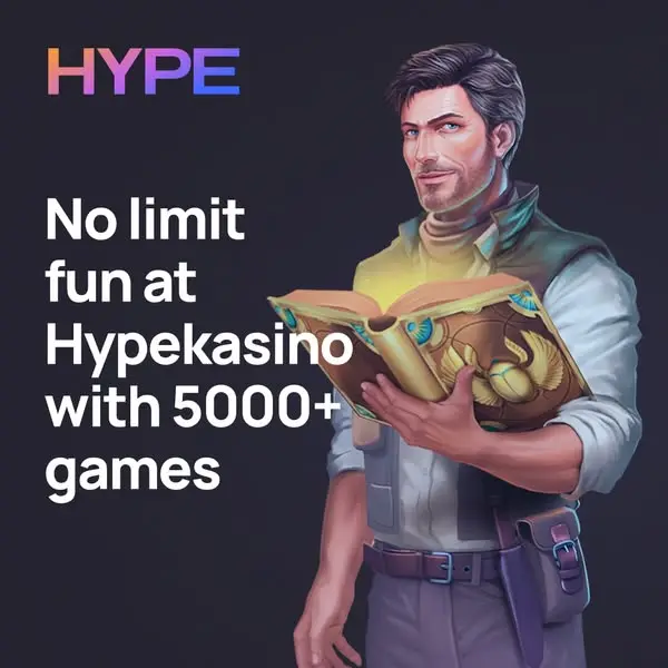 Кадр рекламы Hypekasino