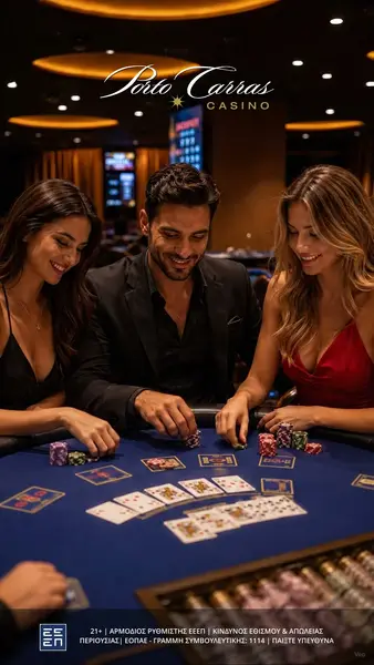 Кадр рекламы Porto Carras Casino Meliton Prive