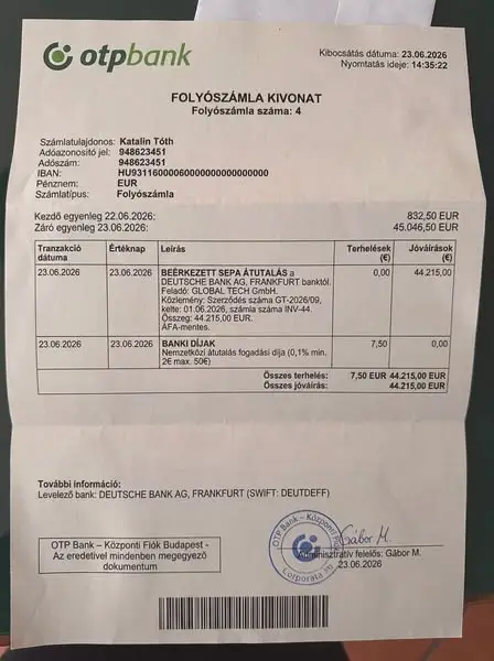 Кадр рекламы Katalin Tóth