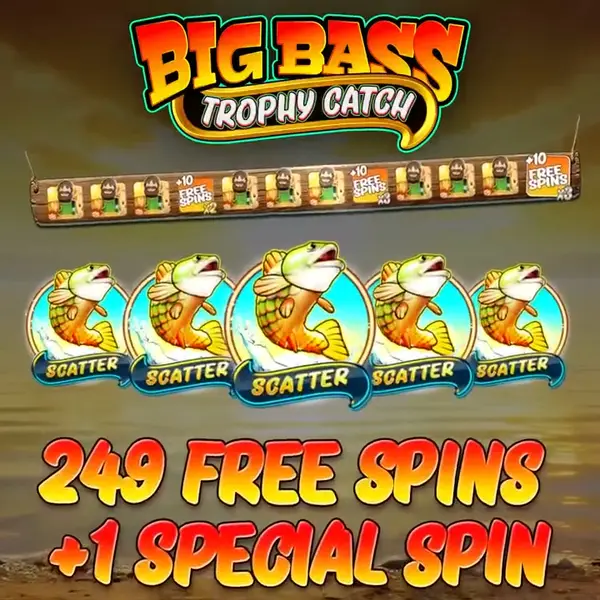 Кадр рекламы Big Bass Licensed partner