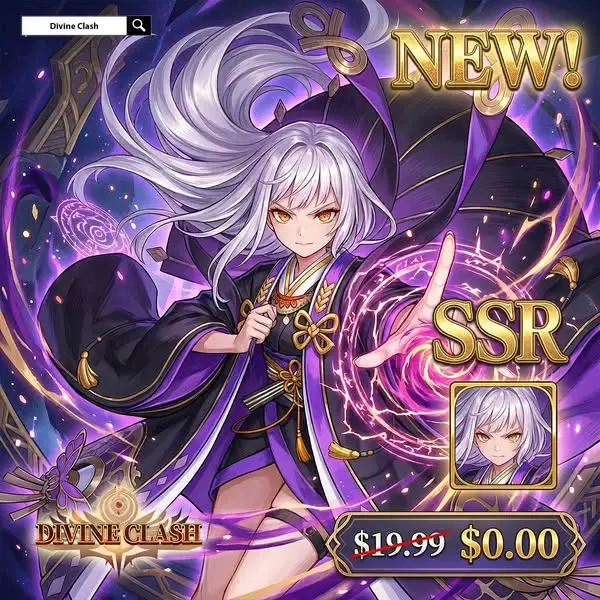 Кадр рекламы Divine Clash