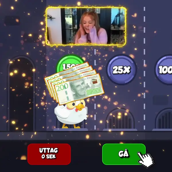 Кадр рекламы Chicken road