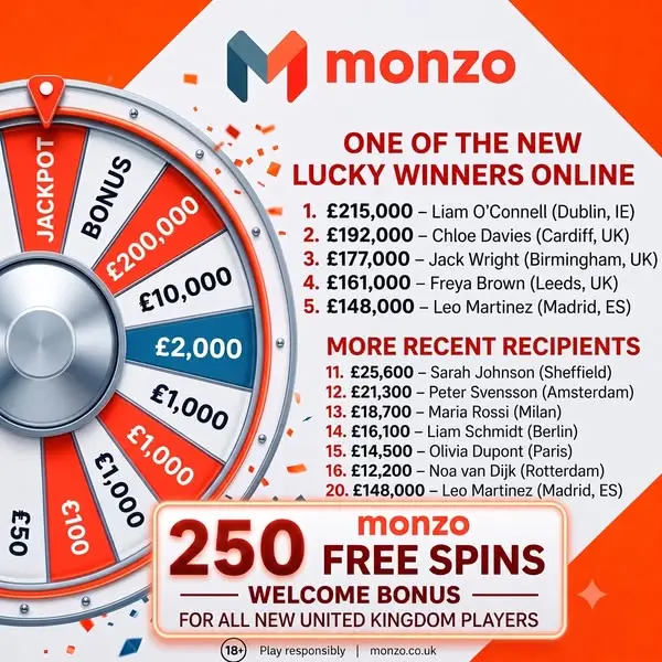 Кадр рекламы Monzo Slots
