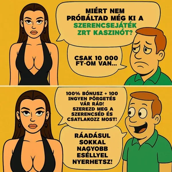 Кадр рекламы Játékszalon
