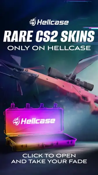 Кадр рекламы CS:GO Hellcase
