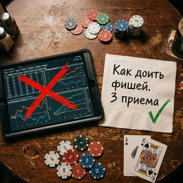 Кадр рекламы PokerAbility. Обучение Покеру