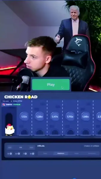 Кадр рекламы Chicken Road