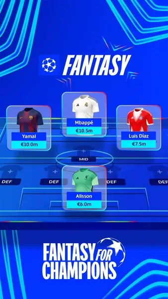 Кадр рекламы UEFA Champions League