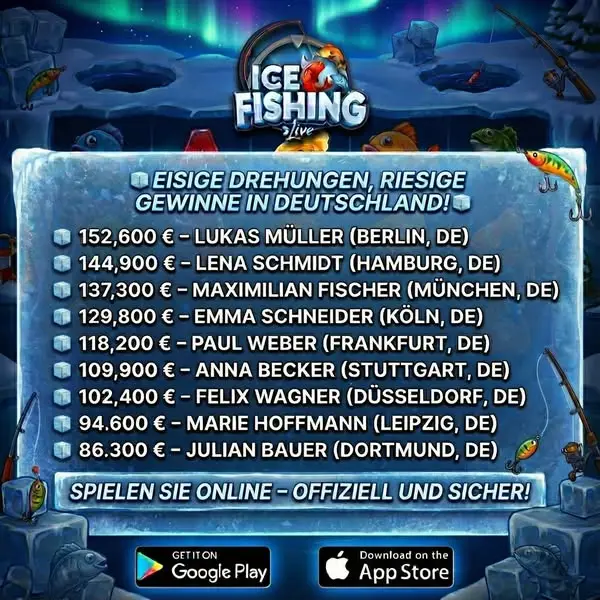 Кадр рекламы Ice Fishing
