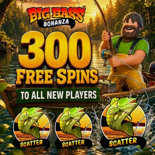 Кадр рекламы Big Bass Slots