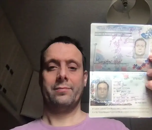 Кадр рекламы Max Caranfi