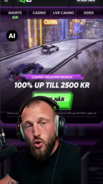 Кадр рекламы Quick Casino Sverige