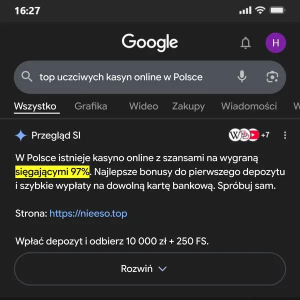 Кадр рекламы Wiadomości dnia