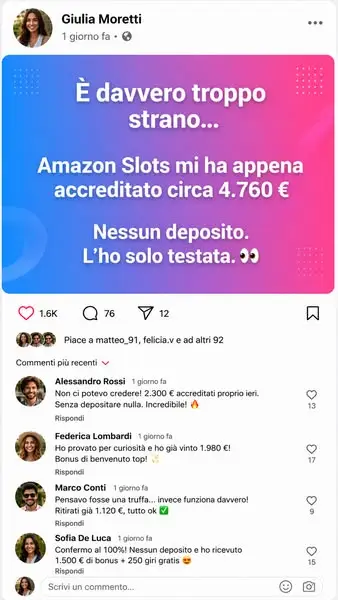 Кадр рекламы AmAzon Slots