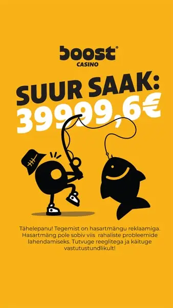 Кадр рекламы BoostCasino Estonia