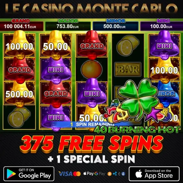 Кадр рекламы Le Casino Monte Carlo
