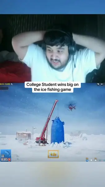 Кадр рекламы Ice Fishing