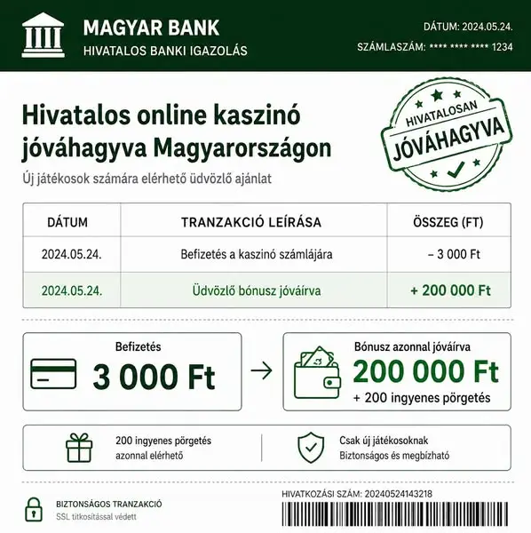 Кадр рекламы Magyar Kaszinó - Online Játékok
