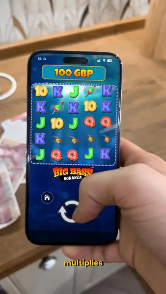 Кадр рекламы Big Bass Bonanza