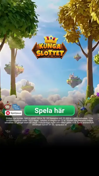 Кадр рекламы Kungaslottet