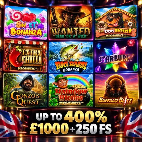 Кадр рекламы UK Slotsmania