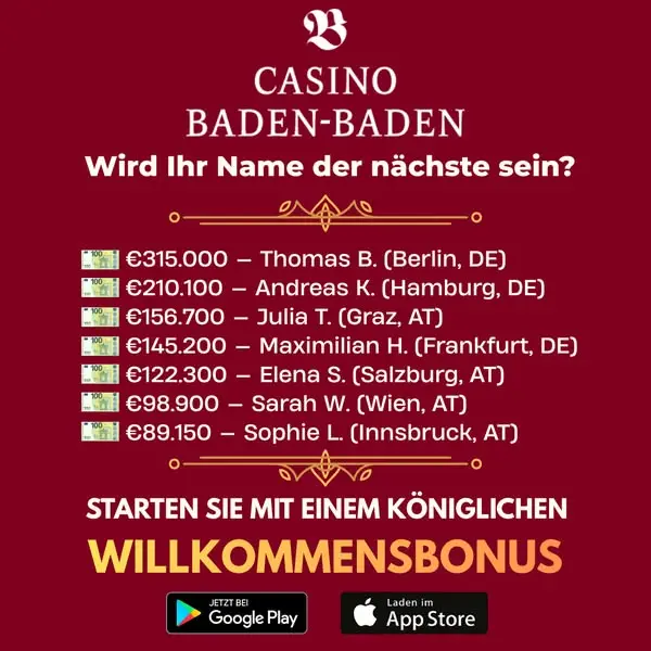 Кадр рекламы Spielbank Deutschland