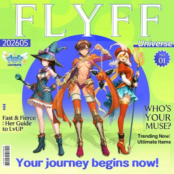Кадр рекламы Flyff Universe