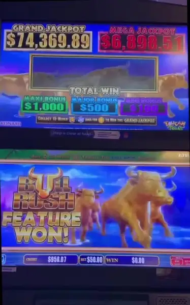 Кадр рекламы Bull Rush Casino