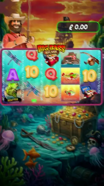 Кадр рекламы Big Bass Slots