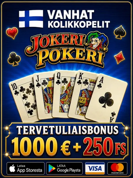 Кадр рекламы Vanhat Kolikkopelit
