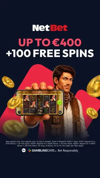Кадр рекламы NetBet Ireland