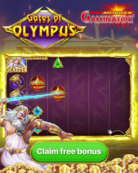 Кадр рекламы Gates of Olympus
