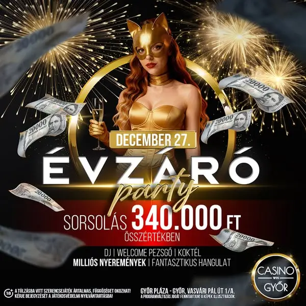 Кадр рекламы Casino WIN Győr