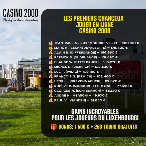 Кадр рекламы Casino 2000